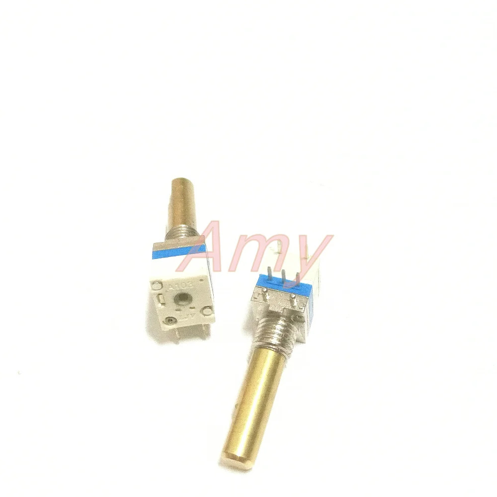볼륨 스위치 전위차계 a103 고정 럼 인터콤 피팅 축 길이 20mm