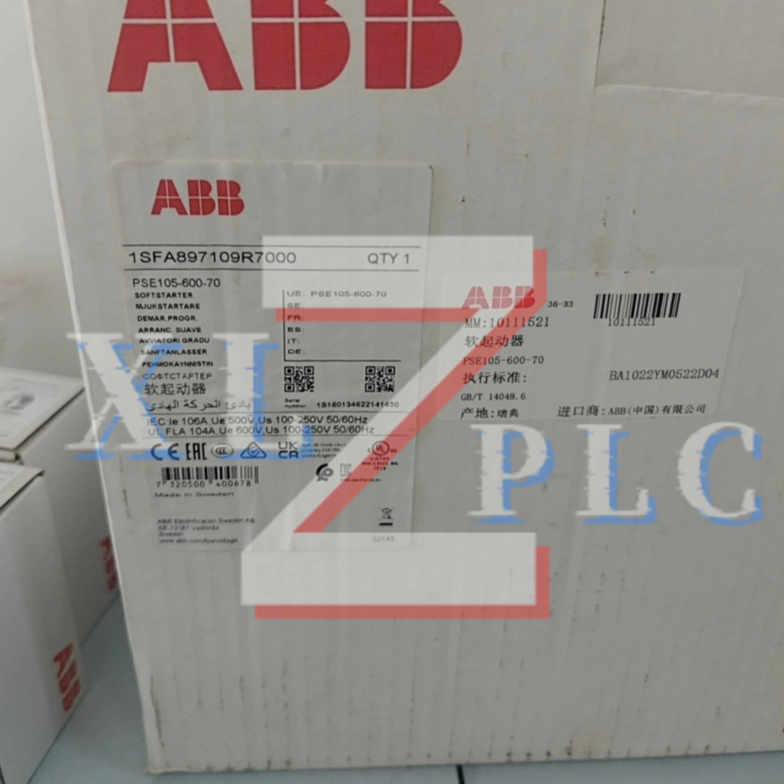소프트 스타터 새 PSE60-600-70 30kw PSE72-600-70 37kw PSE85-600-70 45kw PSE105-600-70 55kw