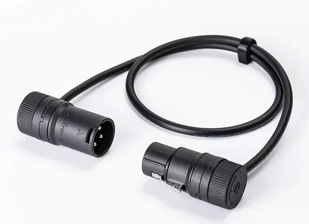 El Cannon 마이크 케이블 직각 금도금 점퍼 방송 FX3 카메라 수 15cm