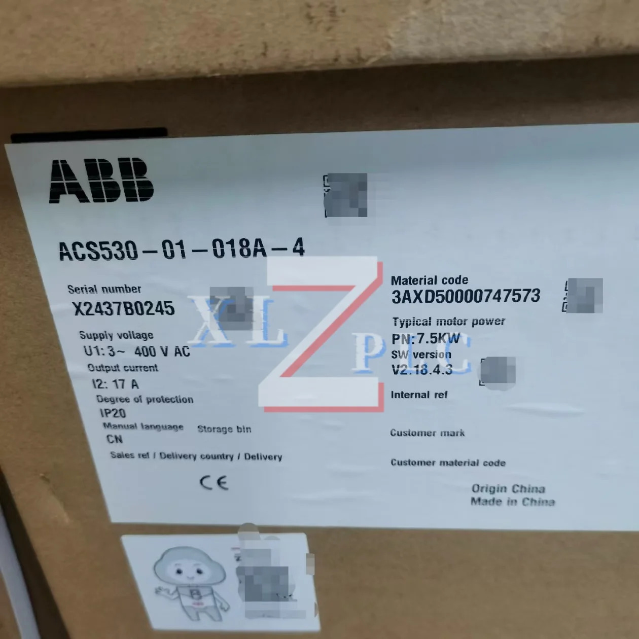 주파수 변환기 ACS530-01-018A-4 ACS530-01-026A-4