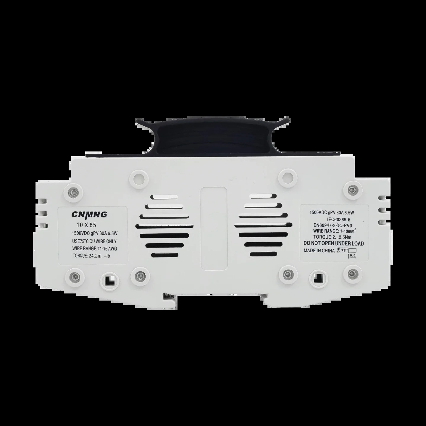 태양광 발전 DC 퓨즈x 85 베이스 DC1500V 퓨즈 버스