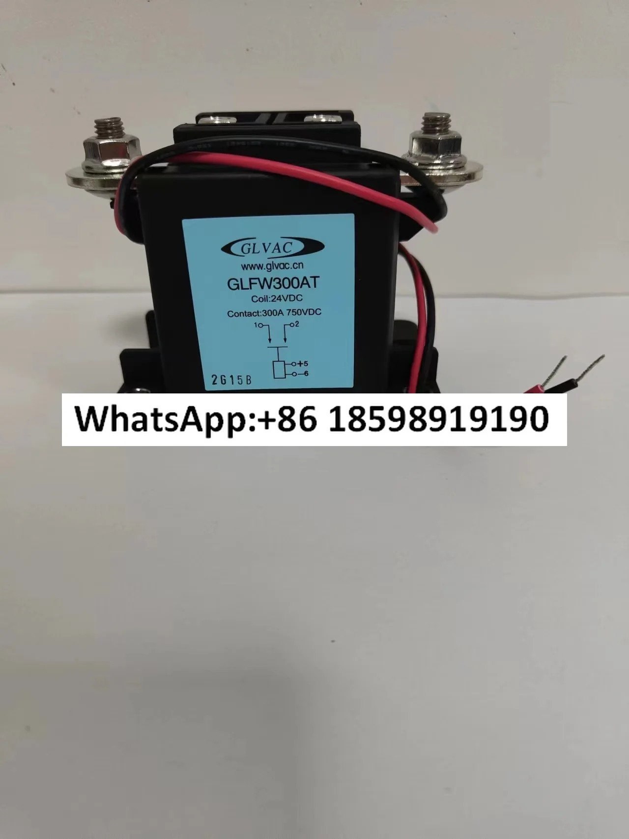 에너지 HVDC 접촉기 GLFW300AT 750VDC300A 코일 24V 릴레이