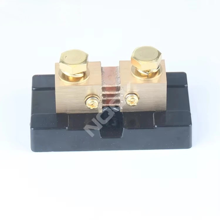 500A 25mV DC 황동 전류 션트 저항기베이스 포함