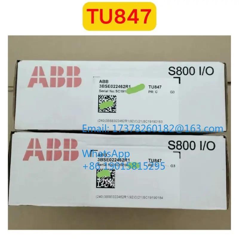 오리지널 TU847 3BSE 022462 R1 베이스
