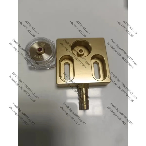 0.192 고속 실크 수정 50 x 50.60 60 알루미늄 워터 플레이트 구리 노즐 위아래