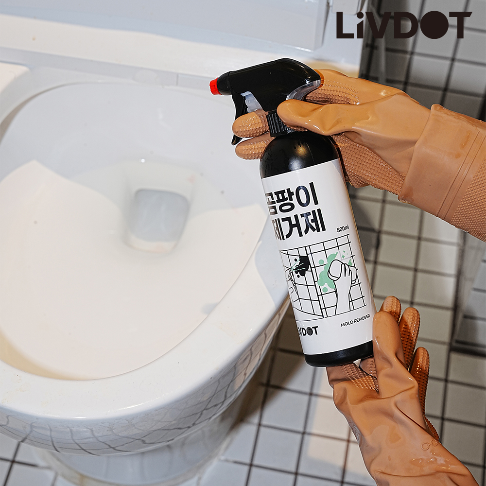 리브닷 초강력 벽지 실리콘 욕실 화장실 베란다 실리콘 곰팡이 제거 제거제 - 상세 이미지 2