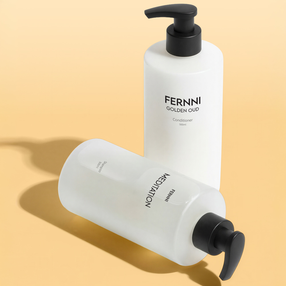 [SET] 페르니 메디테이션 퍼퓸샴푸 500ml + 골든오우드 헤어컨디셔너 500ml - 상품 이미지