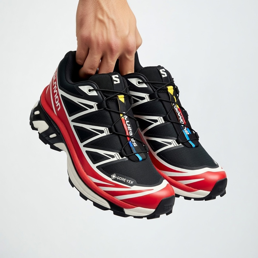 살로몬 XT-6 GTX 남성 여성 스니커즈 로우컷 블랙 L47974900 - 상품 이미지