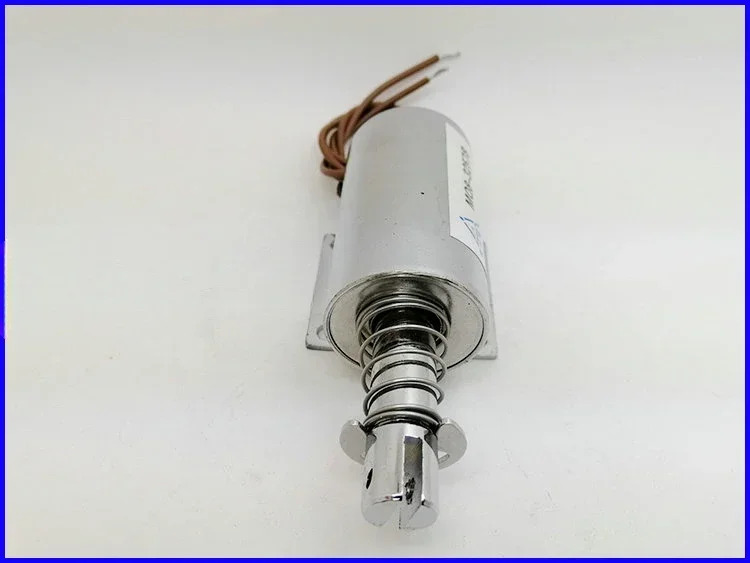 푸시-풀 원형 튜브 전자석 MQ8-3257B 24V 15mm 3Kg 1A 베이스 포함