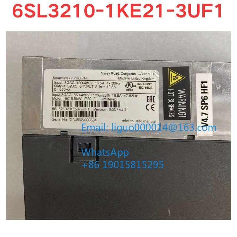 리퍼 6SL3210-1KE21-3UF1 인버터 기능 확OK