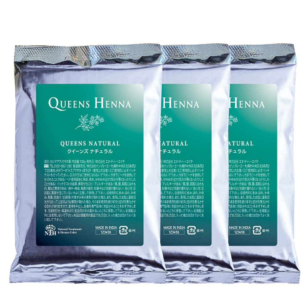 화이트크라운 퀸즈헤나 식물성1 00% 새치 염색약 트리트먼트 100g, 내추럴, 3개 - 상품 이미지