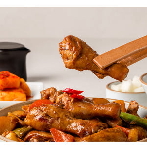 사다리간장찜닭 순한맛(아이들도 먹을수 있어요) 1.1kg 2인분 맛있게 먹은 솔직 후기 - 상품 이미지 2