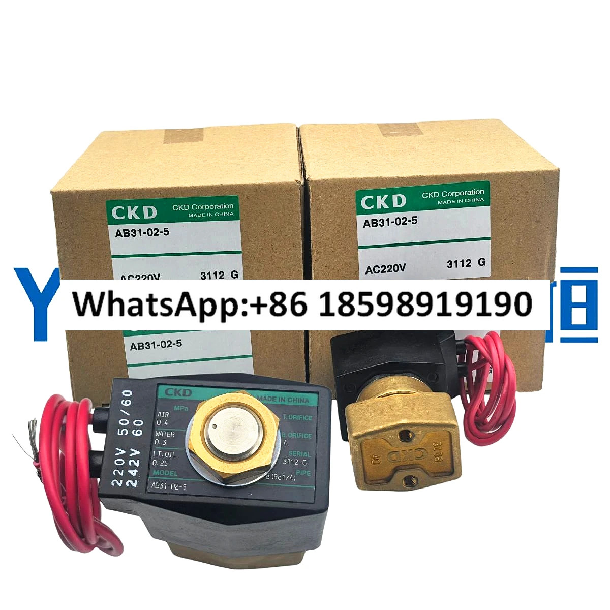 솔레노이드 밸브 AB31-02-5 AB31-02-6 AB31-02-4 AB41-02-3 AC220V