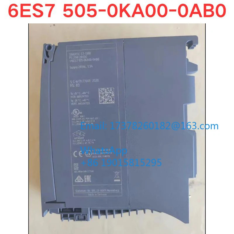 원본 6ES7 505-0KA00-0AB0 6ES7505-0KA00-0AB0 모듈