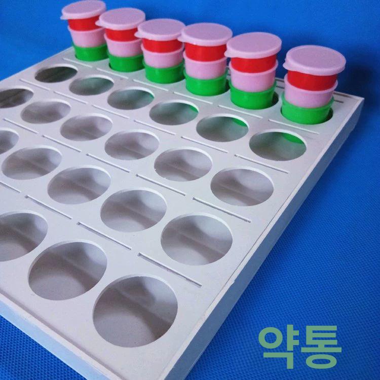 소변컵트레이 건강검진 커피 분배 약통 20구 음료 구멍 컵 플라스틱 꽂이 소변검사 - 상세 이미지 3