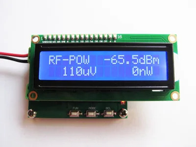디지털 무선 주파수 전력계 RF 0.12.4GHz지능형 측정