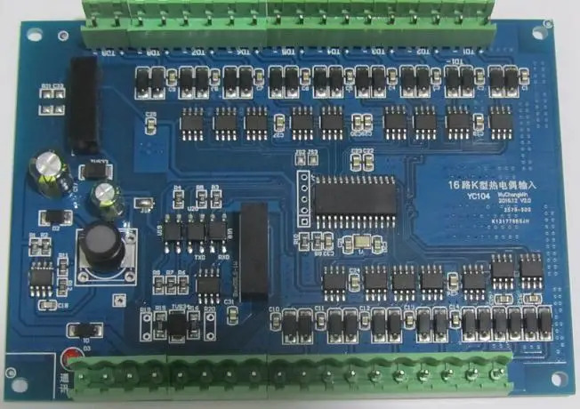 16 24 채널 K형 열전대 J N T E형모듈 MODBUS RTU 프로토콜 485