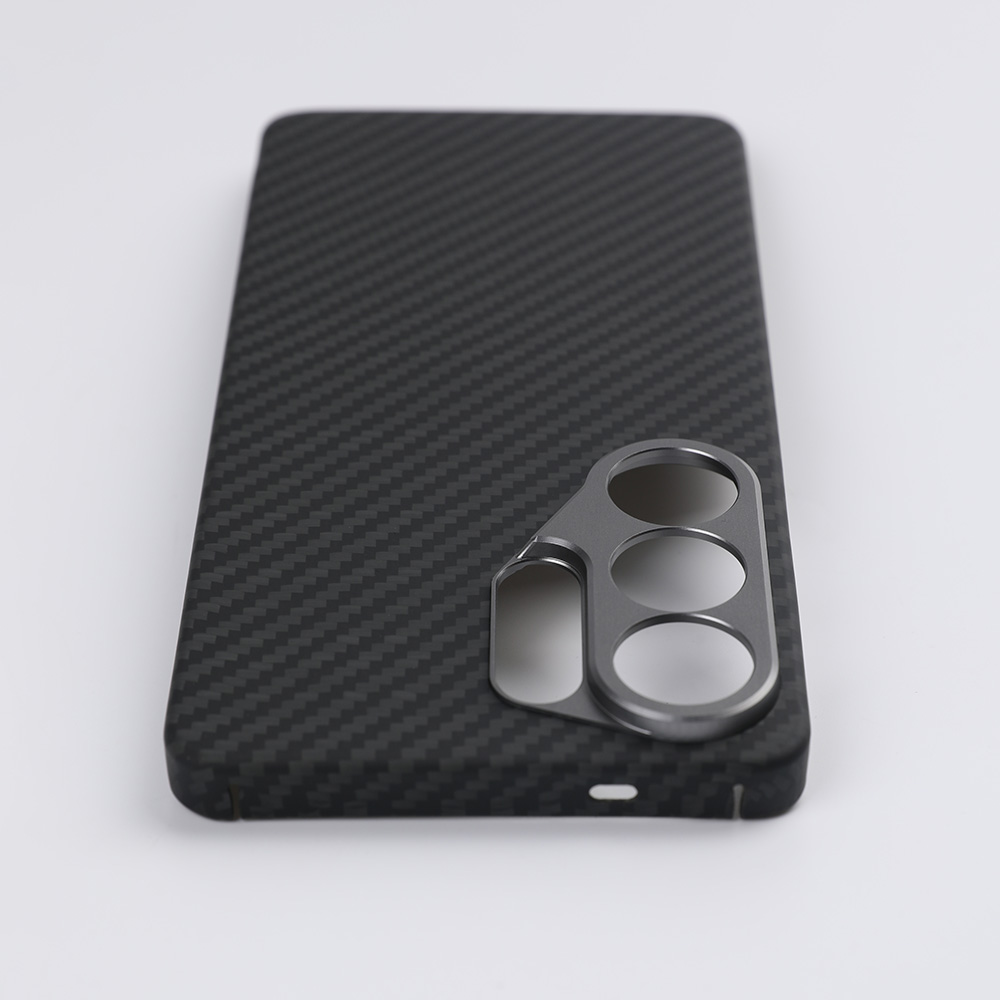 리얼 카본 맥세이프 케이스 아라미드 1500D 케블라 카메라렌즈 풀커버 블랙, 갤럭시S26 울트라 이미지 7