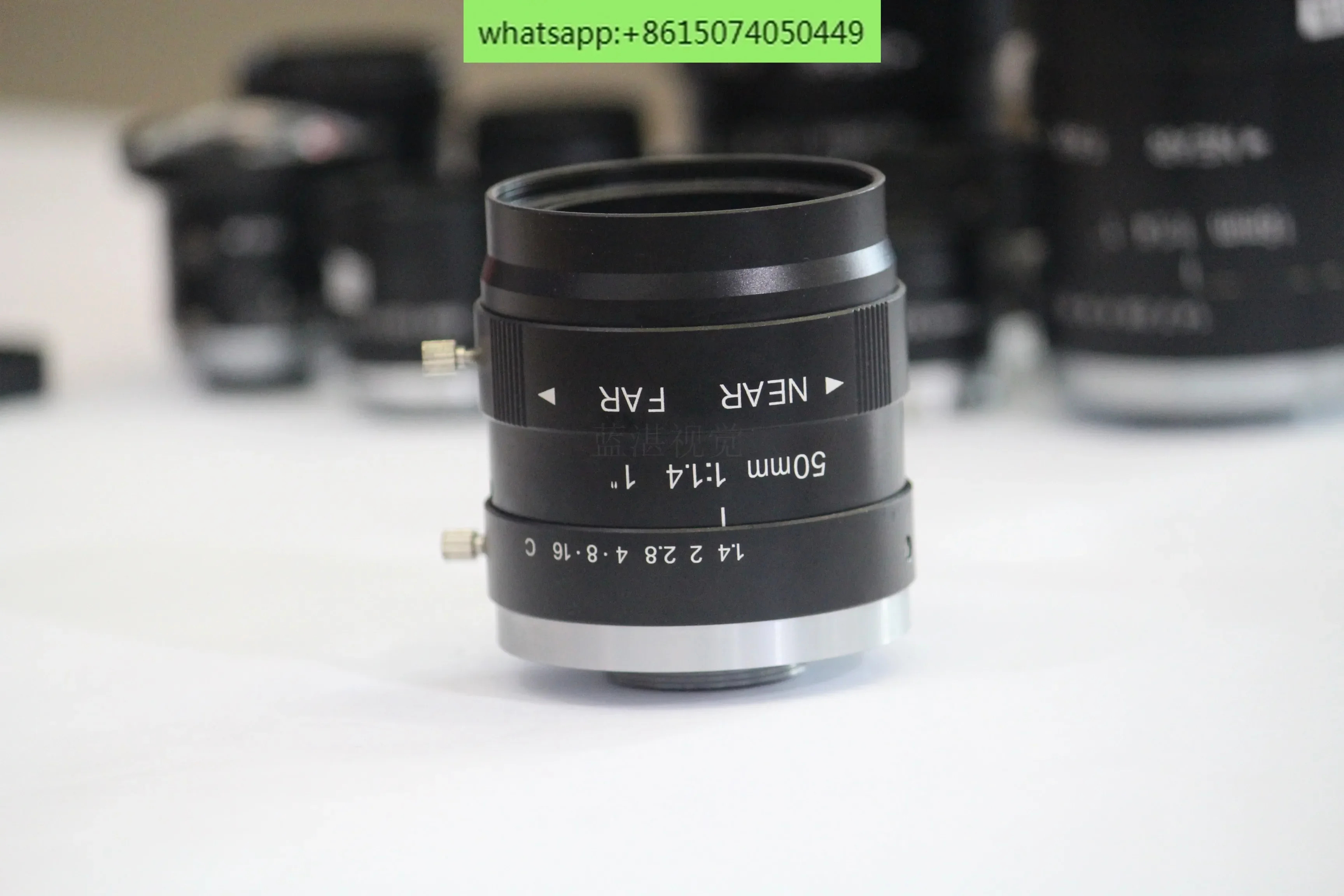 ccd 산업렌즈 1천만 픽셀 고정 초점 50mm 1인치 C-마운트 수동 조리개