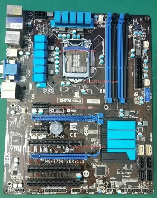 히트 파이프가 포함된 MSI ZH77A-G43 G41 스머프 메보드ZH77MA-G43