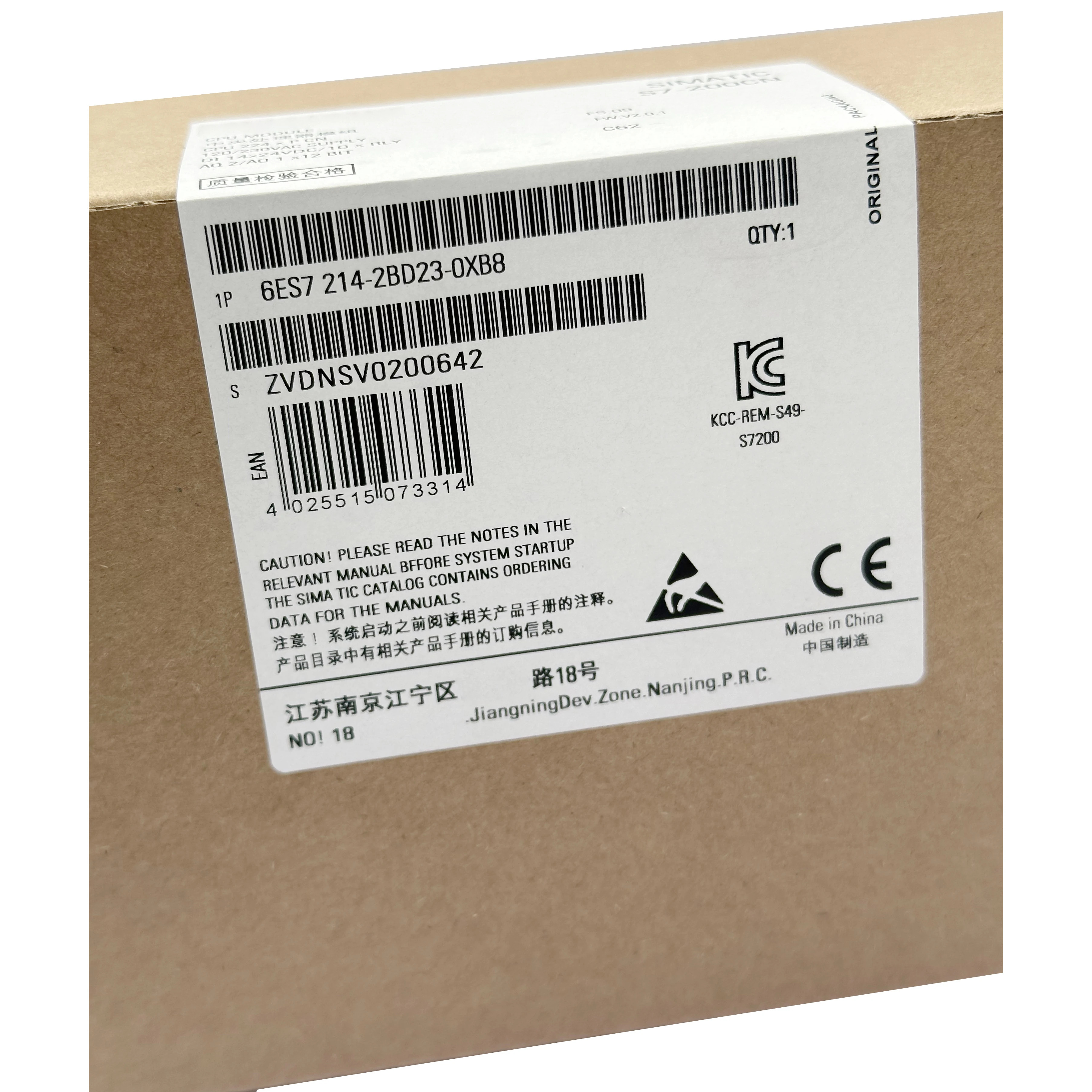 6ES7216-2BD23-0XB8 6ES7 214-2BD23-0XB8 6es72162bd230xb8 S7-200 CPU 모듈