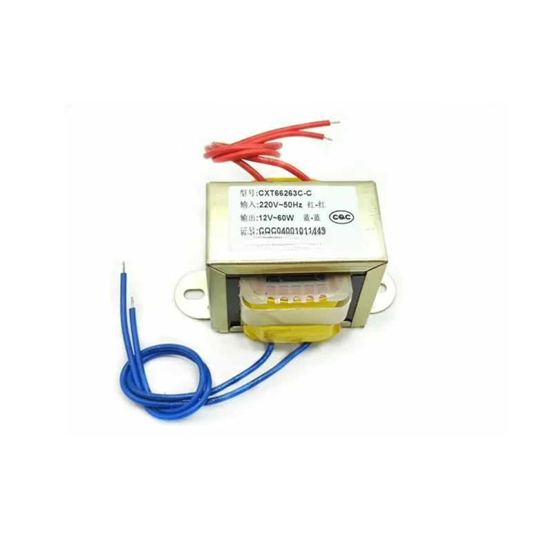 6개 AC6V 9V 12V 15V 18V 24V 30V 36V 220V 28V 60W EI 입력 220V/380V 50Hz 단일/이전압 구리 전원 변압기