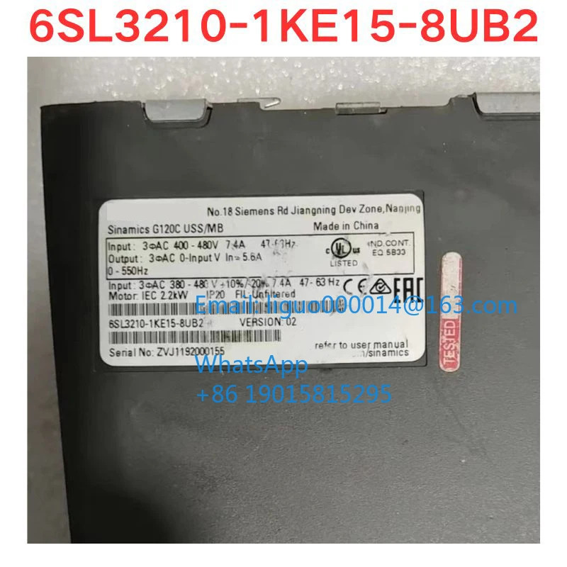 리퍼 6SL3210-1KE15-8UB2 인버터 기능 확OK