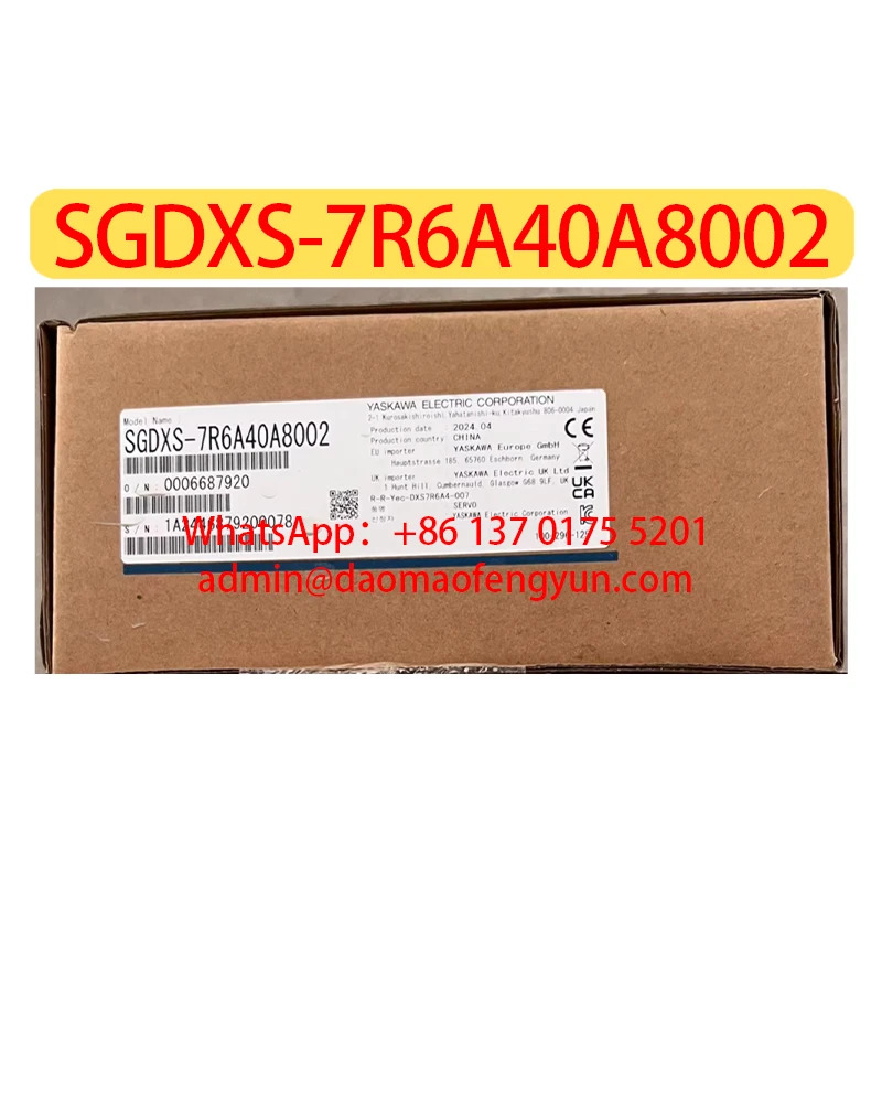 SGDXS-7R6A40A8002 서보 드라이브 SGDXS 7R6A40A8002