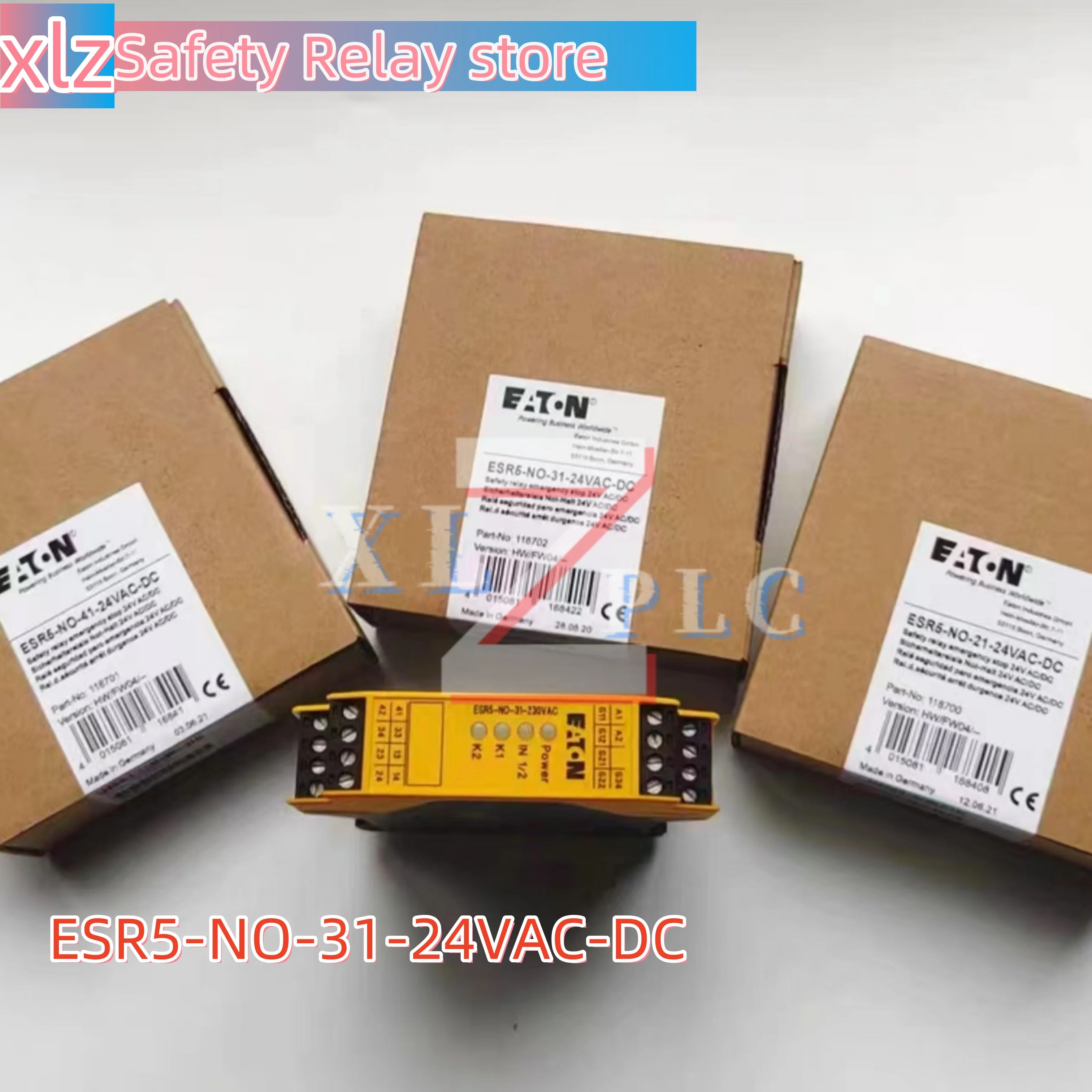 오리지널 EATON 안전 릴레이 ESR5-NO-31-24VAC-DC 내 새