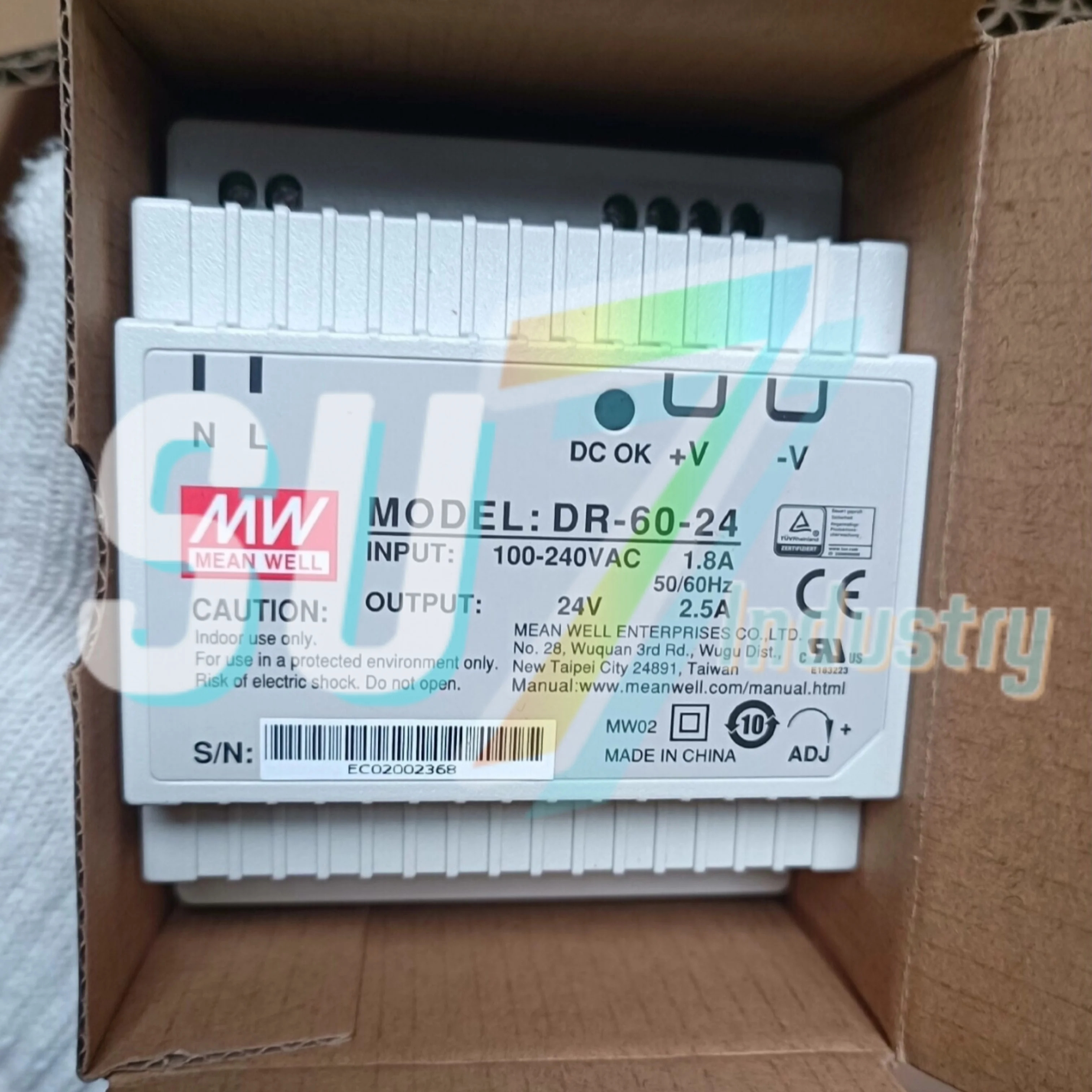 Mean Well DR-60-12 DR-60-15 DR-60-24 스위치 전원공급장치 내 새