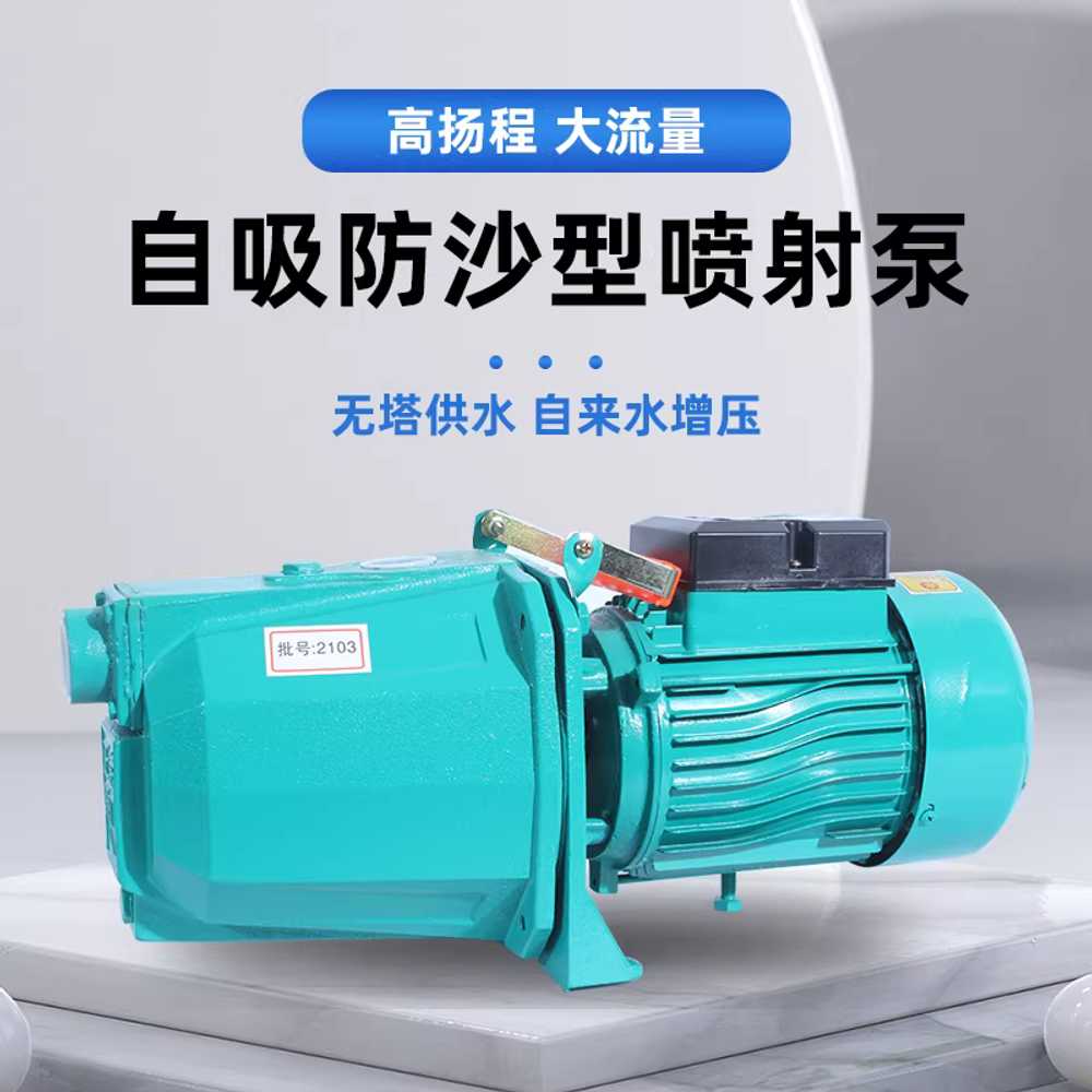 지하수 모터 220v 프라이밍 스크류형 퍼내기 단상 1100W 수동형 - 상세 이미지 2