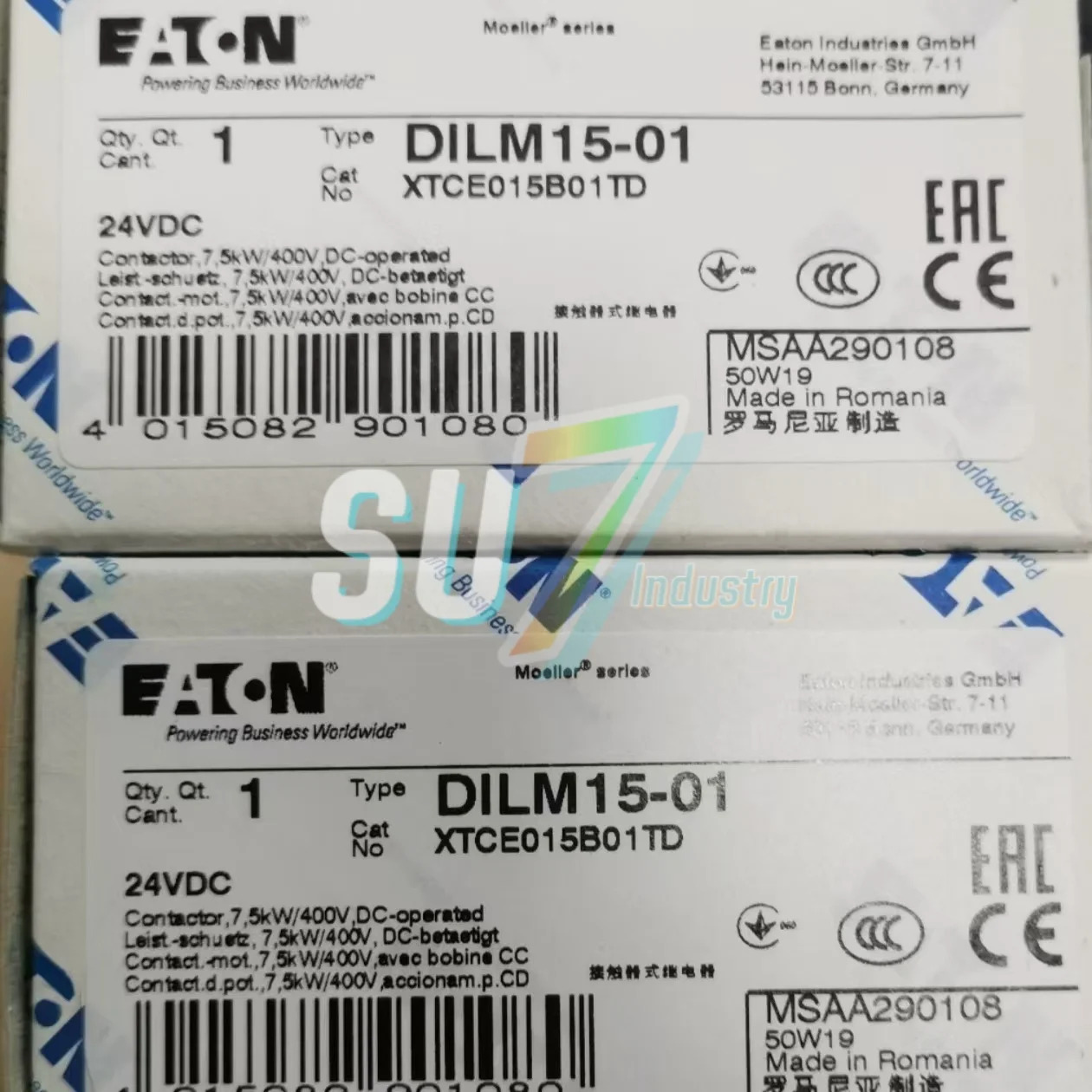 접촉기 새 DILM15-01 24VDC DILM15-01C