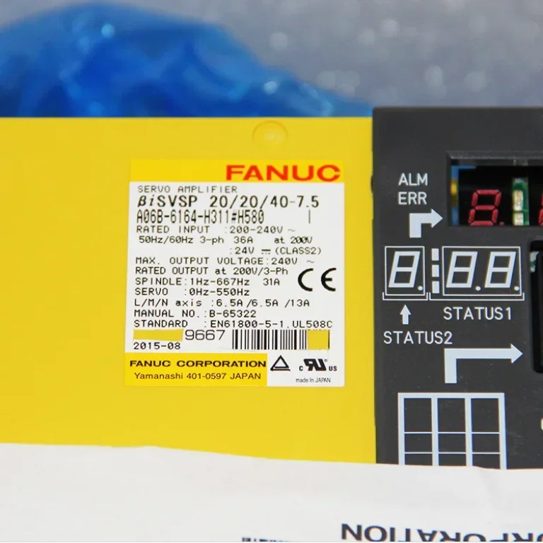 A06B-6164-H311을 어로 번역해주세요 H580 리퍼 Fanuc 서보 드라이브 완료