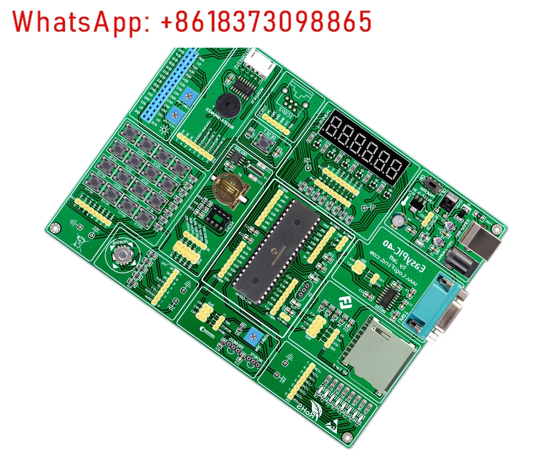 PIC16F877A 칩 루틴을 갖춘 PIC MCU 학습 개발보드 Easypic-40