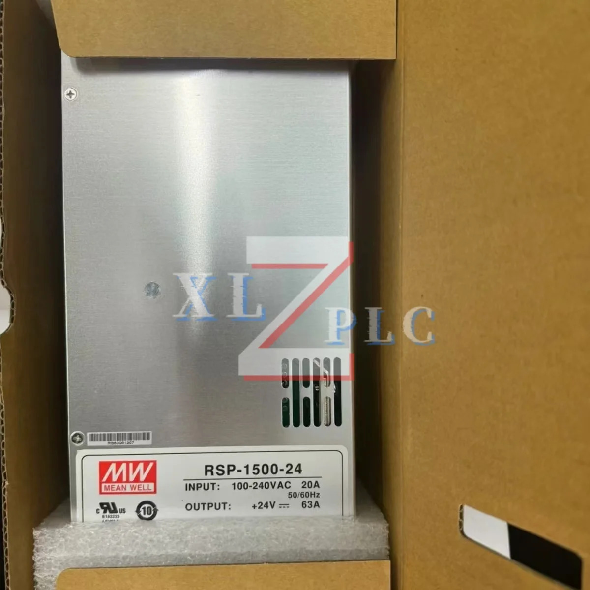 오리지널 RSP-1500-24 스위칭 전원공급장치