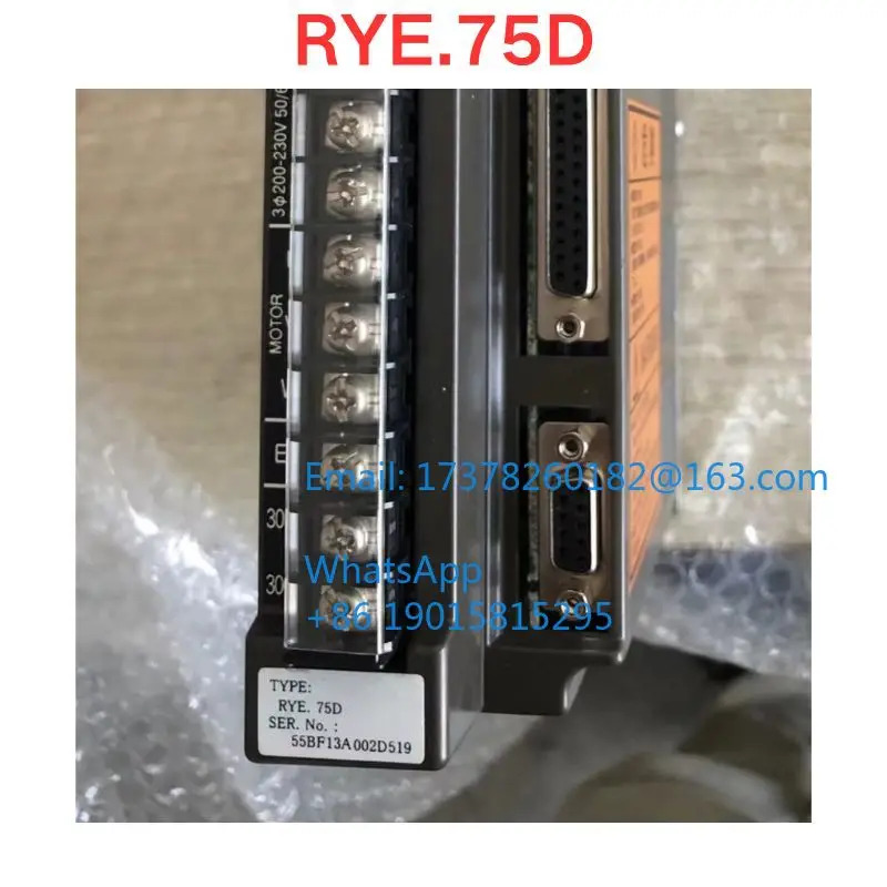 RYE.75D 서보 드라이버 사기능 확OK
