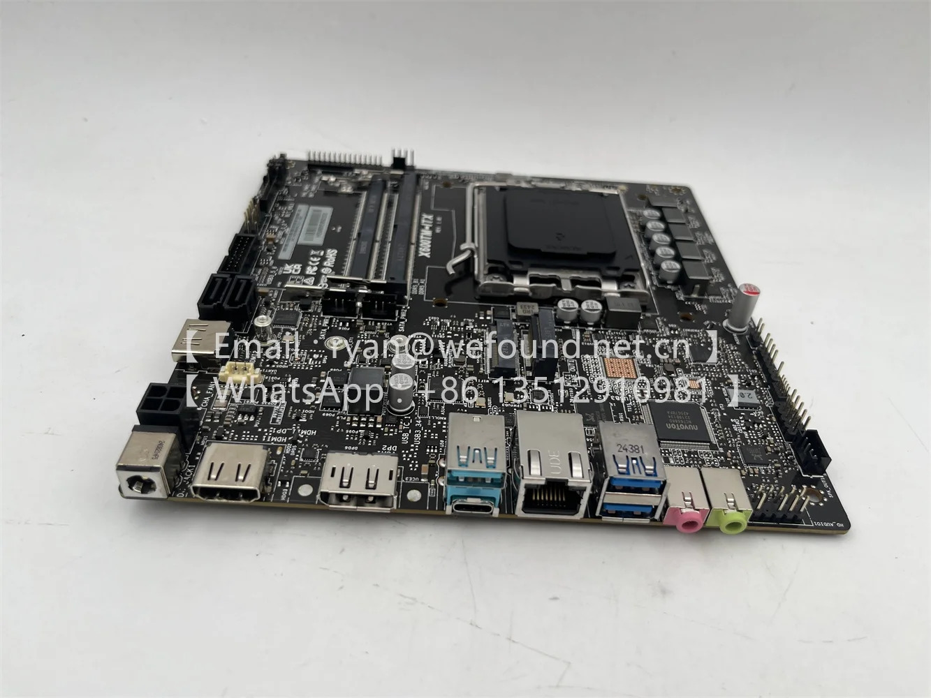 ASRock호환 Thin Mini-ITX AM5 소켓 9000 8000 7000 시리즈 듀얼 DDR5 6400X600TM-ITX