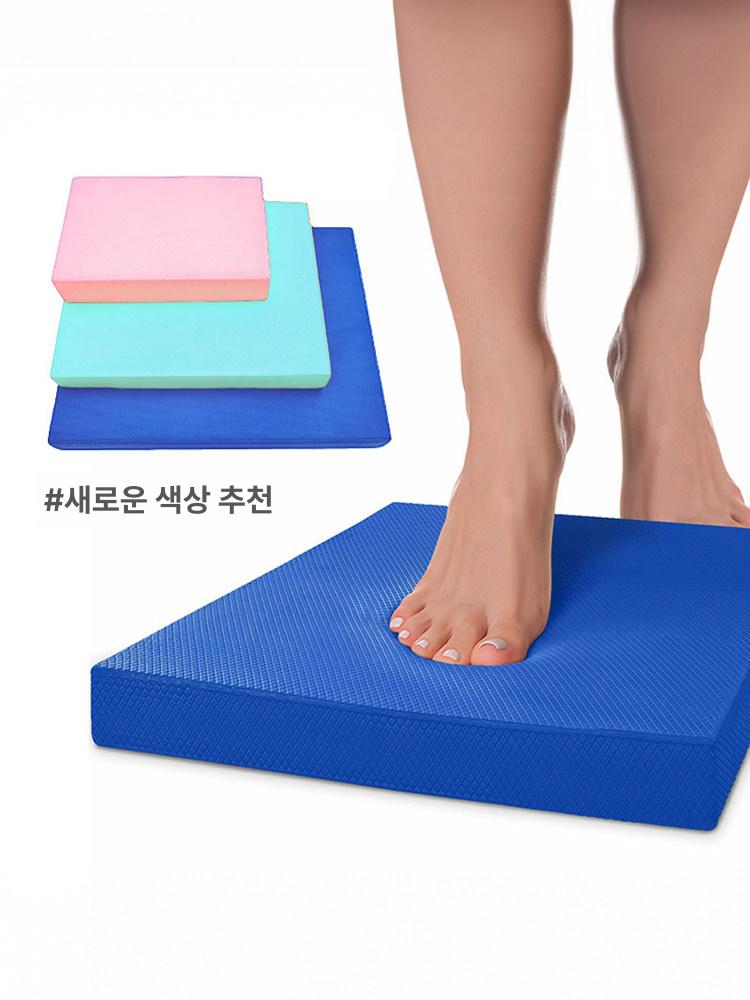 헬스 무릎 매트 쿠션 요가 보호 패드 소 운동 필라테스 밀레니엄핑크 대형 40 50x6cm - 상세 이미지 5