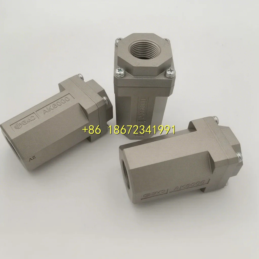 일본 SMC AK2000-01/02 AK4000-04 AK6000-10오리지널 금속 편도 밸브