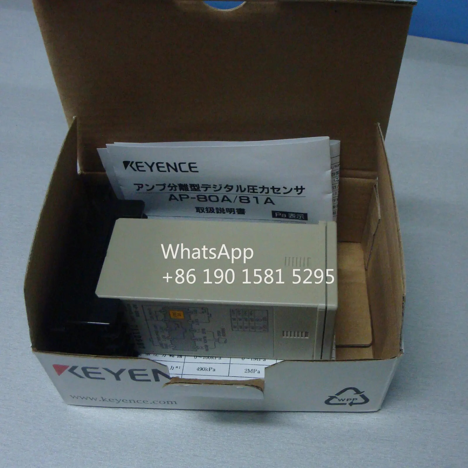 Keyence AP-80A 압력 스위치 1개 새 신속