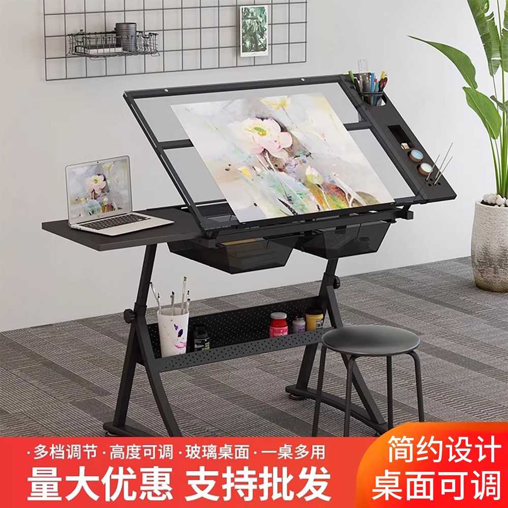 드로잉 테이블 플레이트 그림 수채화 이젤 서예 대형 목재 / 기본 테이블 이미지 8