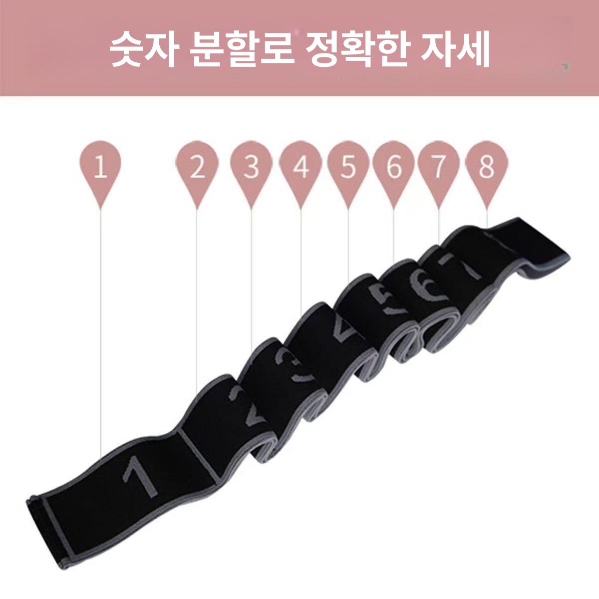 하체훈련 고무줄 발차기 라텍스 발목 스트레칭 한줄빨강 1줄 레드 - 상세 이미지 5