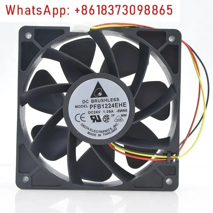 24V 1.08A PFB1224EHE 12038 인버터 감지 냉각팬