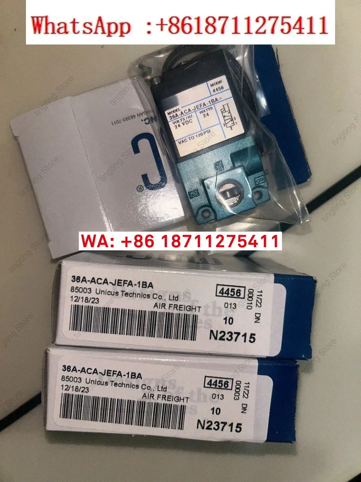 전자기 밸브 36A-ACA-JEFA-1BA 4456 24W 고출력 새