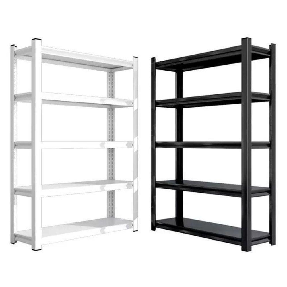 조립식 경량랙 산업용 철제 앵글 물류 고중량랙 창고 4단 블랙 160cm 60x40cm - 상세 이미지 2