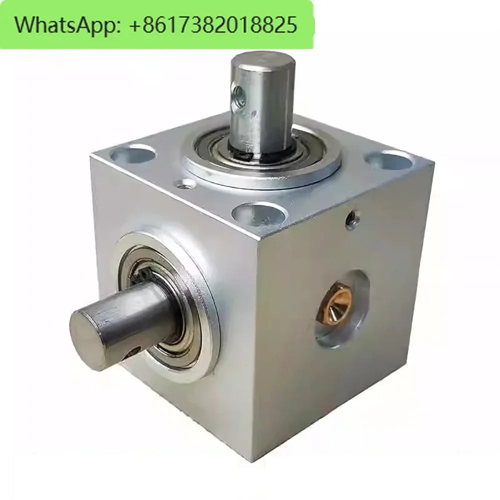 수직형 직각 조향 기어 1.5M 20T 90도 전환기 15MM 직경 이샤프트 2000RPM 12Nm