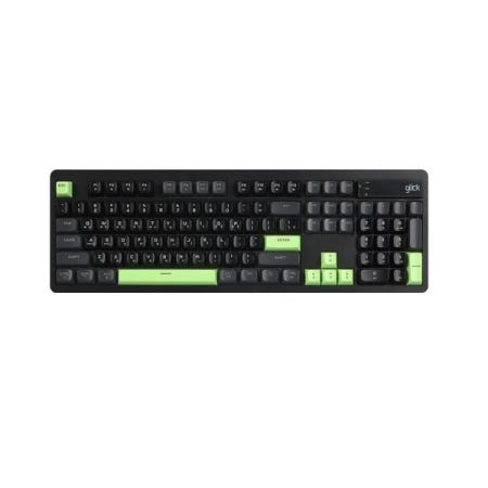 지클릭커 OFFICEPRO WK50 사일런스 M RGB 무소음 방수 무선 블루투스 104 (Poker Green)