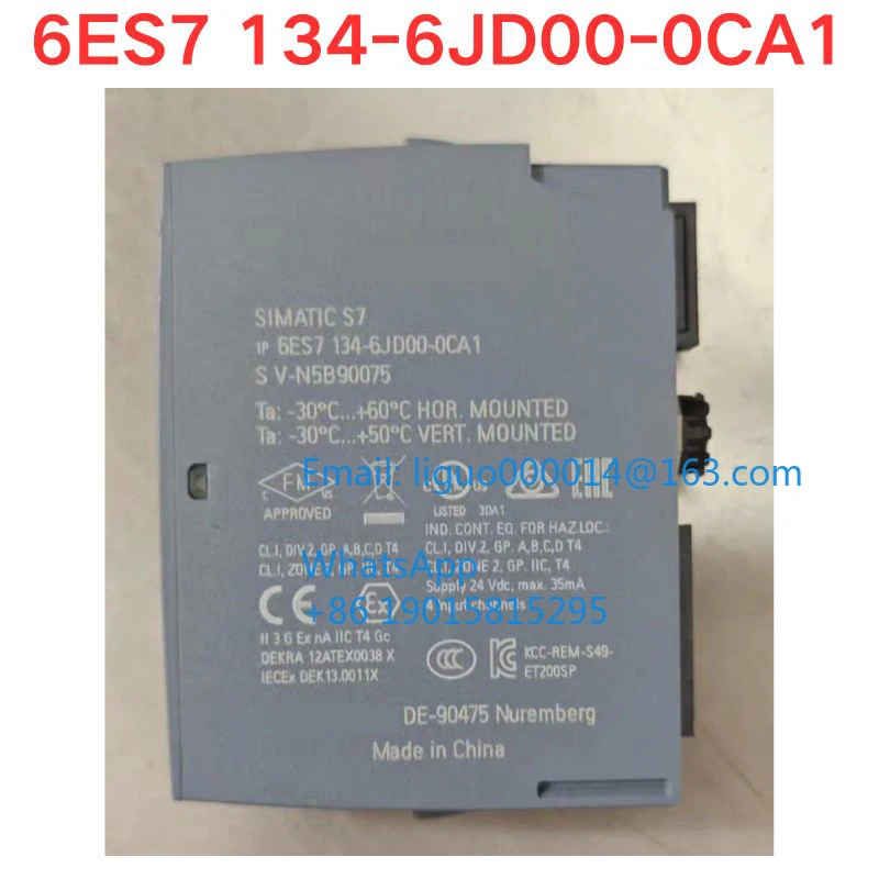 원본 6ES7 134-6JD00-0CA1 6ES7134-6JD00-0CA1 모듈