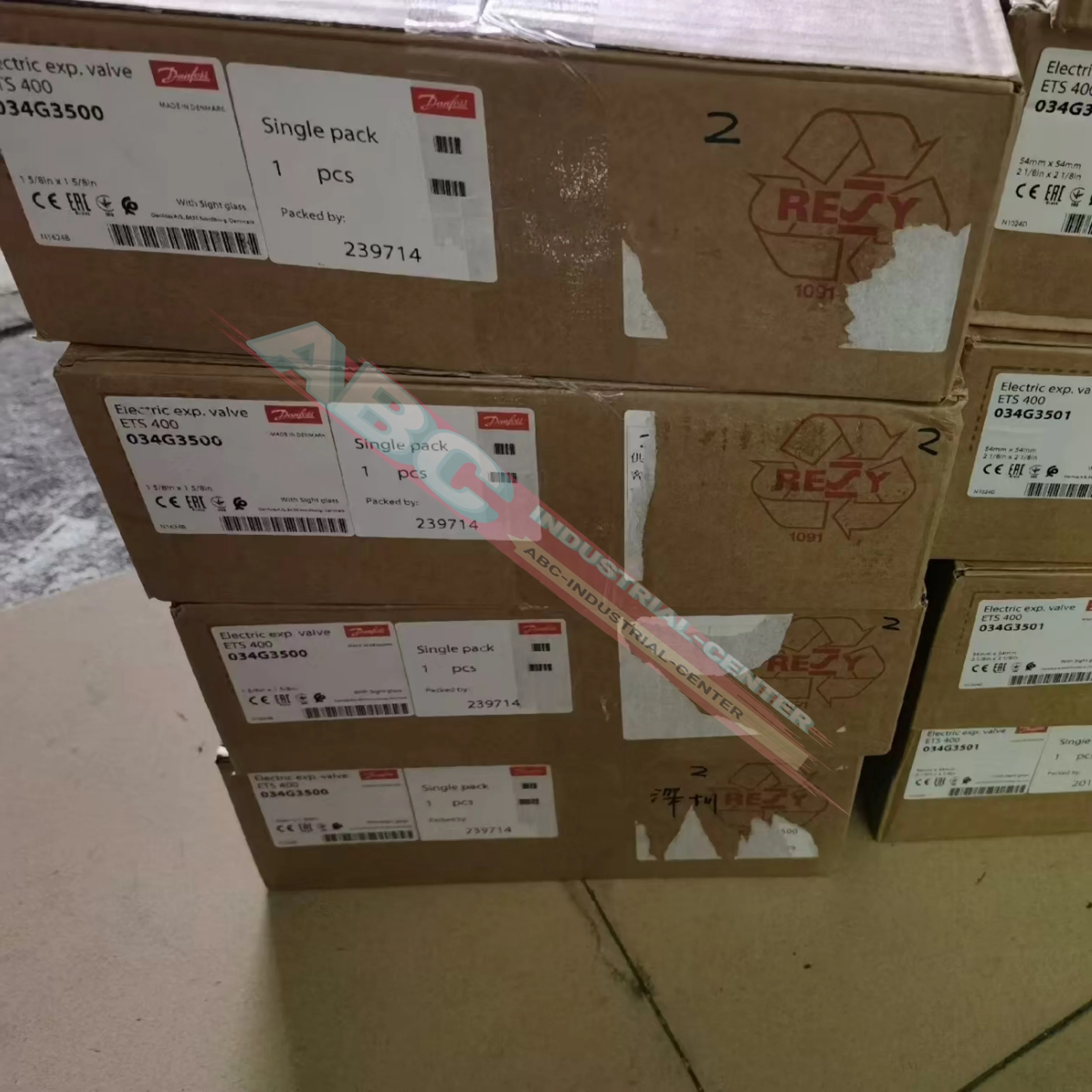 034G3500 ETS400 034G3501 오리지널 전팽창 밸브