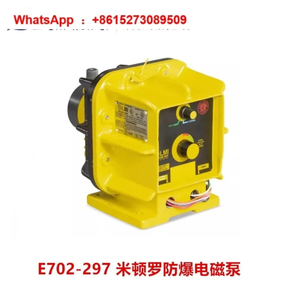 Mitton 계량 펌프 E702-297 방폭형 전자기 유량 4.9L 압력 20.7bar 316 유압 엔드
